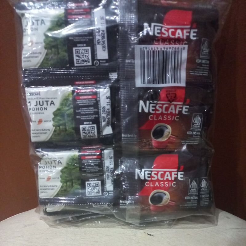 

Nescafe classic 2gx60 kemasan hitam
