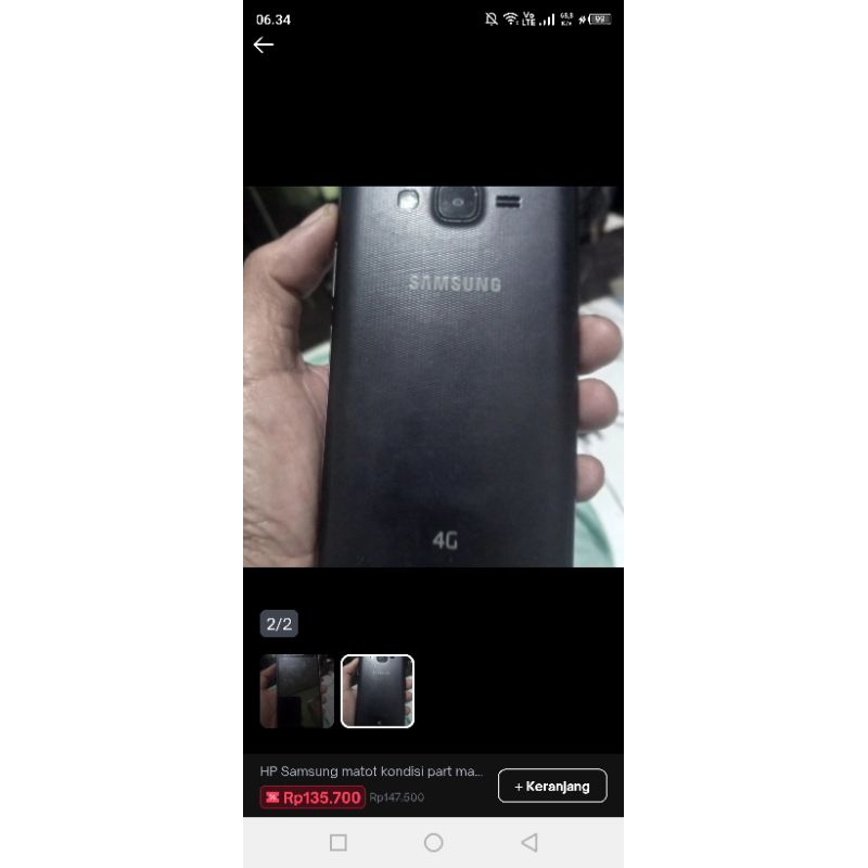hp Samsung g530 kondisi mati total kondisi utuh segel...cocok untuk diservis lagi atau mau diambil s
