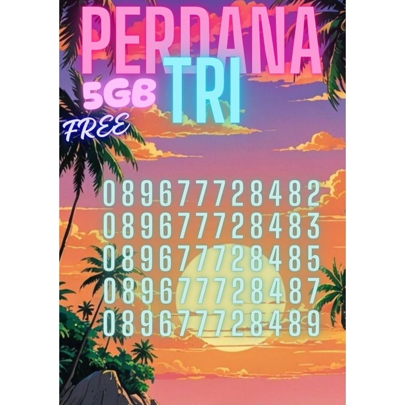 Perdana Tri 5GB 30 Hari
