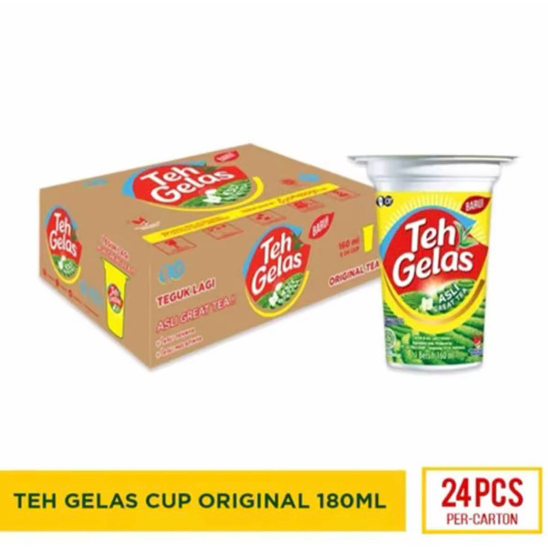 

TEH GELAS CUP Extra 160+20ML 1 DUS ISI 24 PCS