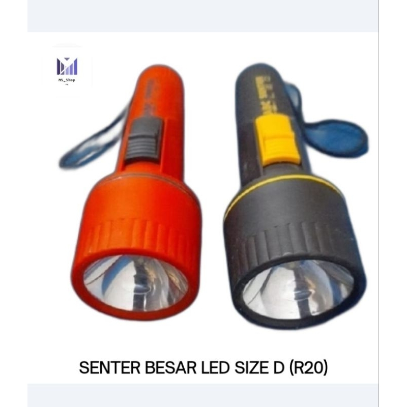 Senter BESAR / Senter R20 / Senter Baterai size D isi 1 pcs Terang
