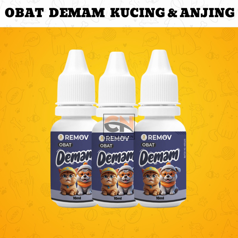 REMOV DEMAM - Obat Demam Kucing Panas Obat Demam Anjing Ampuh Obat Panas Demam Hewan