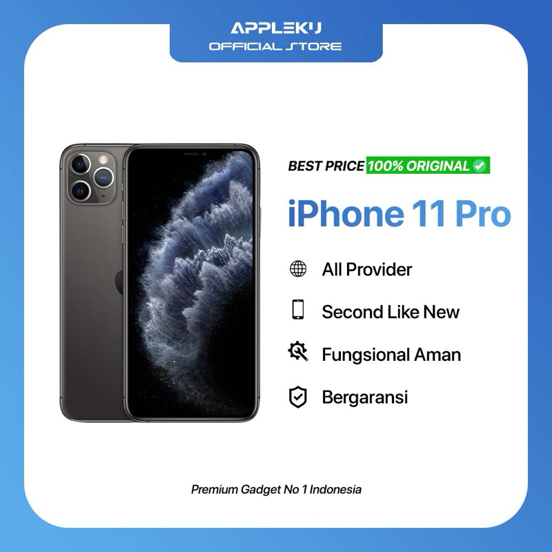IPHONE 11 PRO 64/256 GB SECOND LIKE NEW BERGARANSI