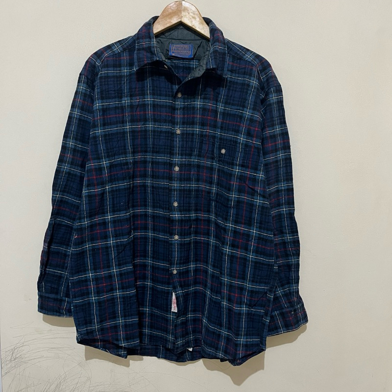 kemeja flannel wool pendleton