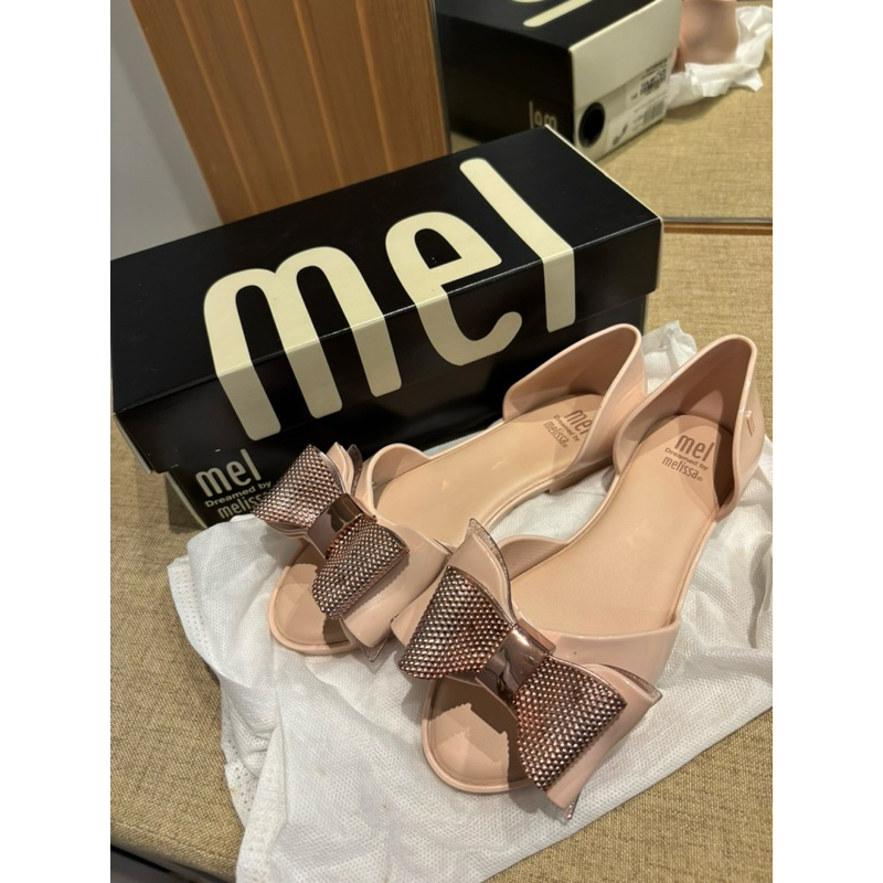 Melissa shoes seduction IV inf light pink original flatshoes anak sepatu sandal slip on anak
