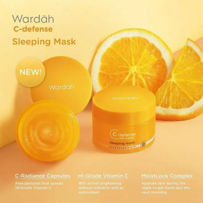 Wardah C-defense Sleeping Mask