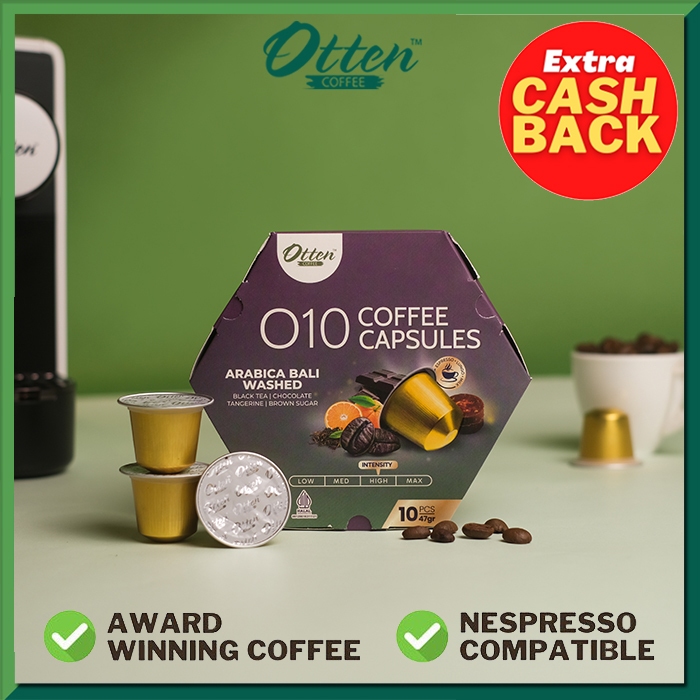 

Kopi Kapsul - O10 Arabica Bali Coffee Capsule | Kapsul Nespresso Compatible - Otten Coffee Capsules