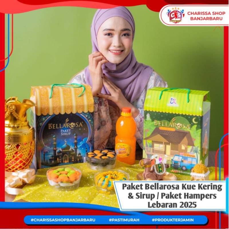 

Hot Deals Paket Kue Kering & Sirup Bellarosa Lebaran / Parcel Lebaran Bellarosa /Hampers Kue Kering