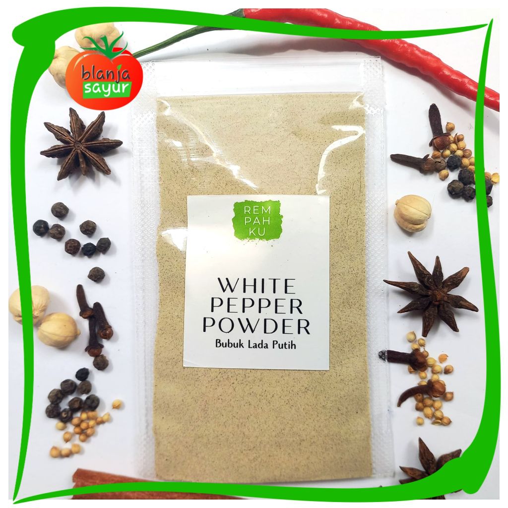 

Merica / Lada Putih Bubuk / White Pepper Powder / Rempah / PREMIUM QUALITY