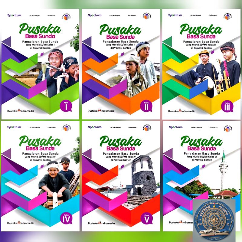 BUKU PUSAKA BASA SUNDA (untuk provinsi banten) SD/MI KELAS 1 2 3 4 5 6 KURIKULUM MERDEKA PUSTAKA AND