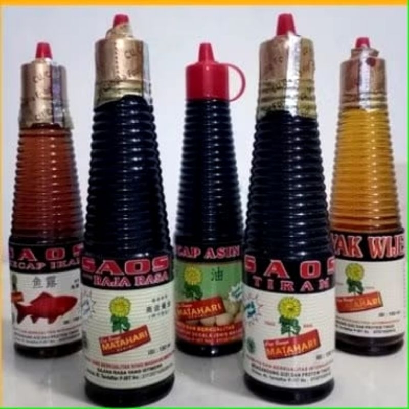 

minyak masak saos kecap minyak wijen kecap inggris asin raja rasa