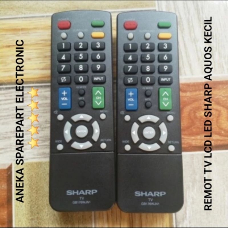REMOT TV LCD LED SHARP AQUOS KECIL