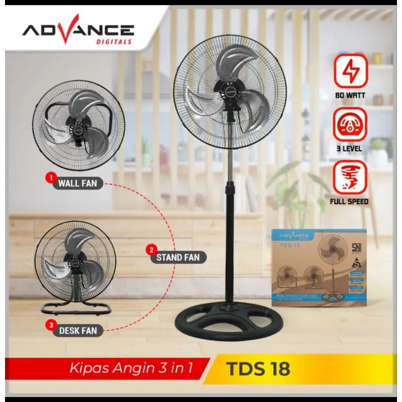kipas angin 18 inc advance/kipas angin jumbo/kipas angin advance 18 inc murah