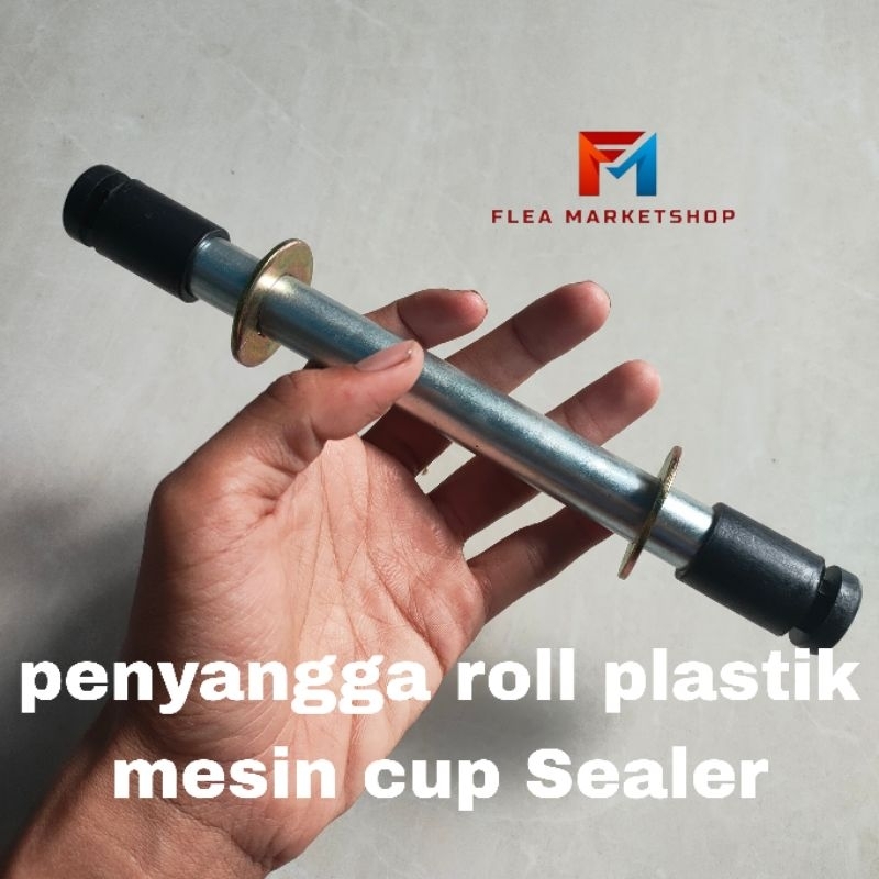 sparepart mesin cup Sealer besi penyangga penopang plastik cup Sealer besi penyangga roll plastik cu