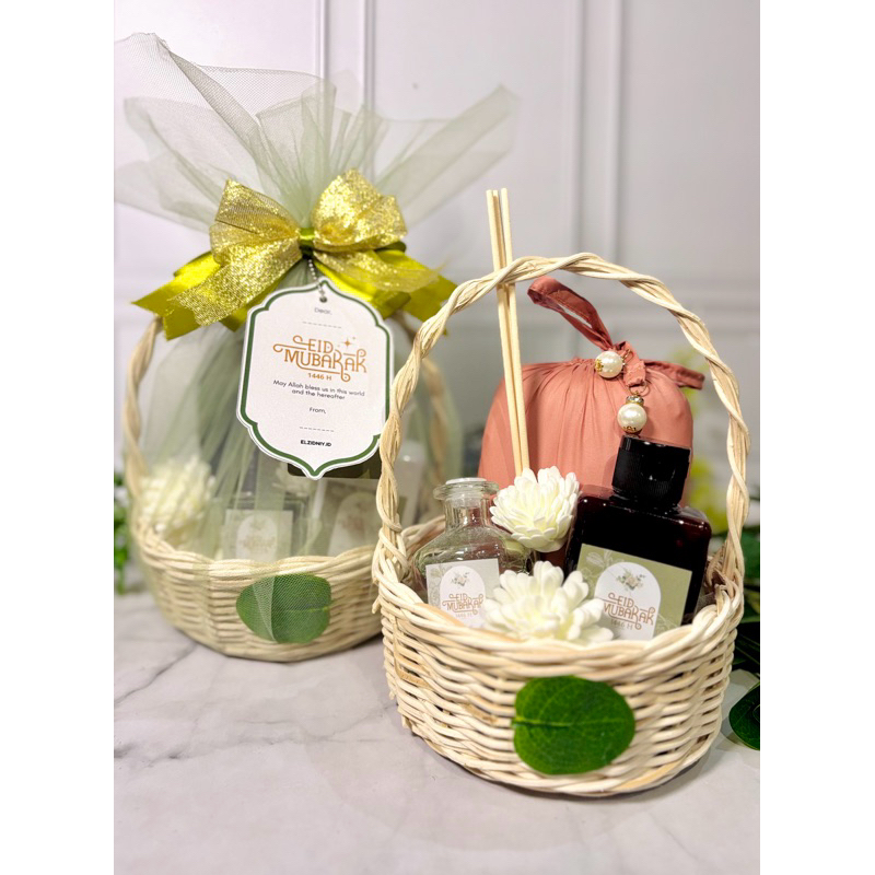 HOT DEALS SHOPIA HAMPERS LEBARAN / HAMPERS MUKENA KEMAS KERANJANG TILE