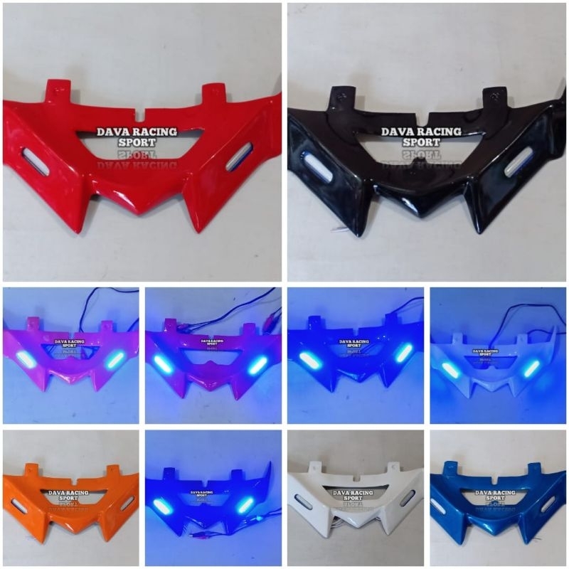 WINGLET BEAT KARBU BEAT FI LAMA PLUS LAMPU LED WINGLET BEAT 2016-2015