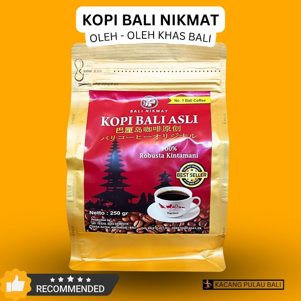 

Kopi Bali Asli Robusta Kintamani 250gr