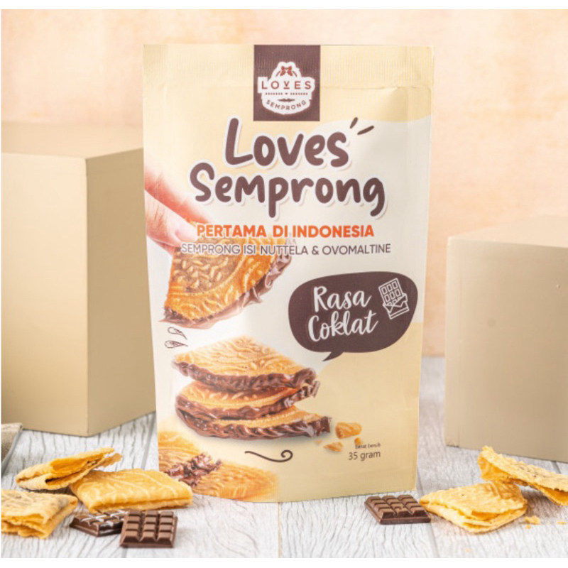 

Loves Semprong | Semprong Coklat Pouch | 35gram