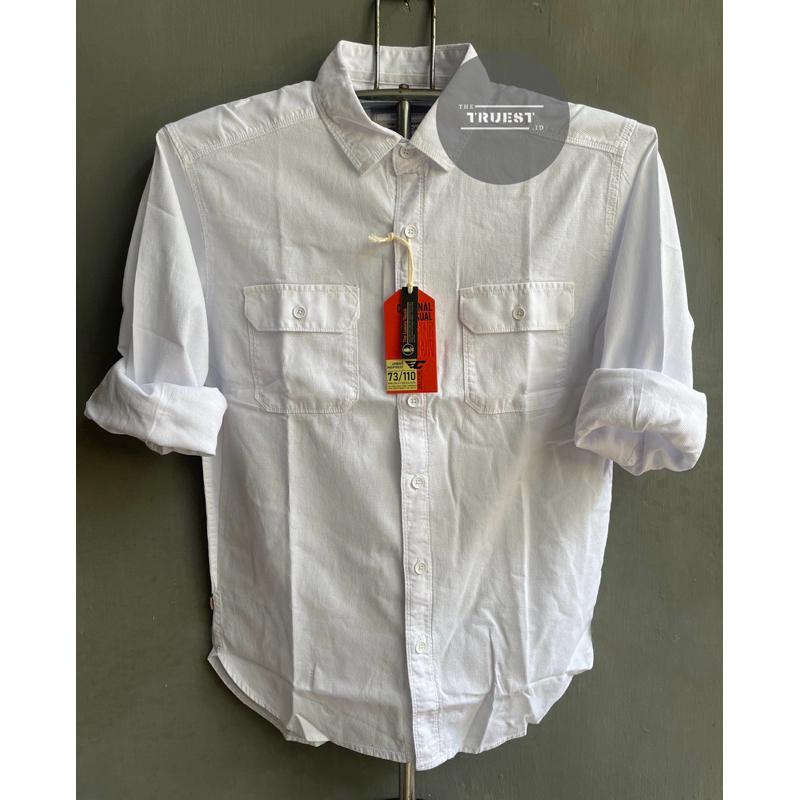 Kemeja Putih Cardinal Original | Kemeja Putih Pria | Kemeja Putih Polos Pria | Kemeja Putih Casual