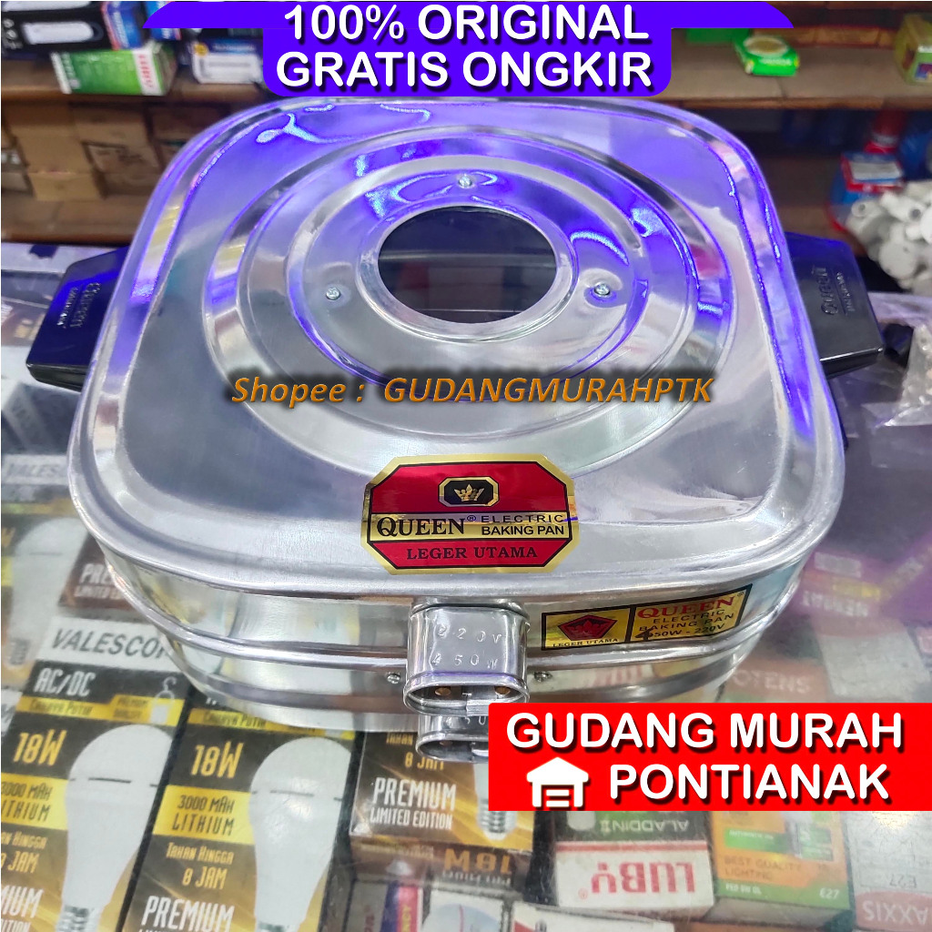 Oven Listrik Lapis Legit Queen Baking pan elemen 450W / 350w