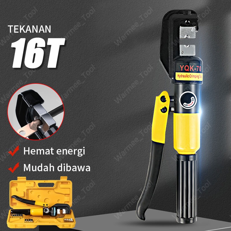 WARMEE tang crimping skun YQK-70 tang skun kabel 4-70mm tang skun 45000N crimping tool