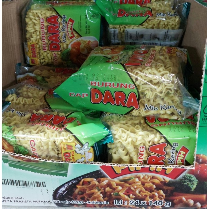 

Mie Kering Cap Burung Dara 140 Gr