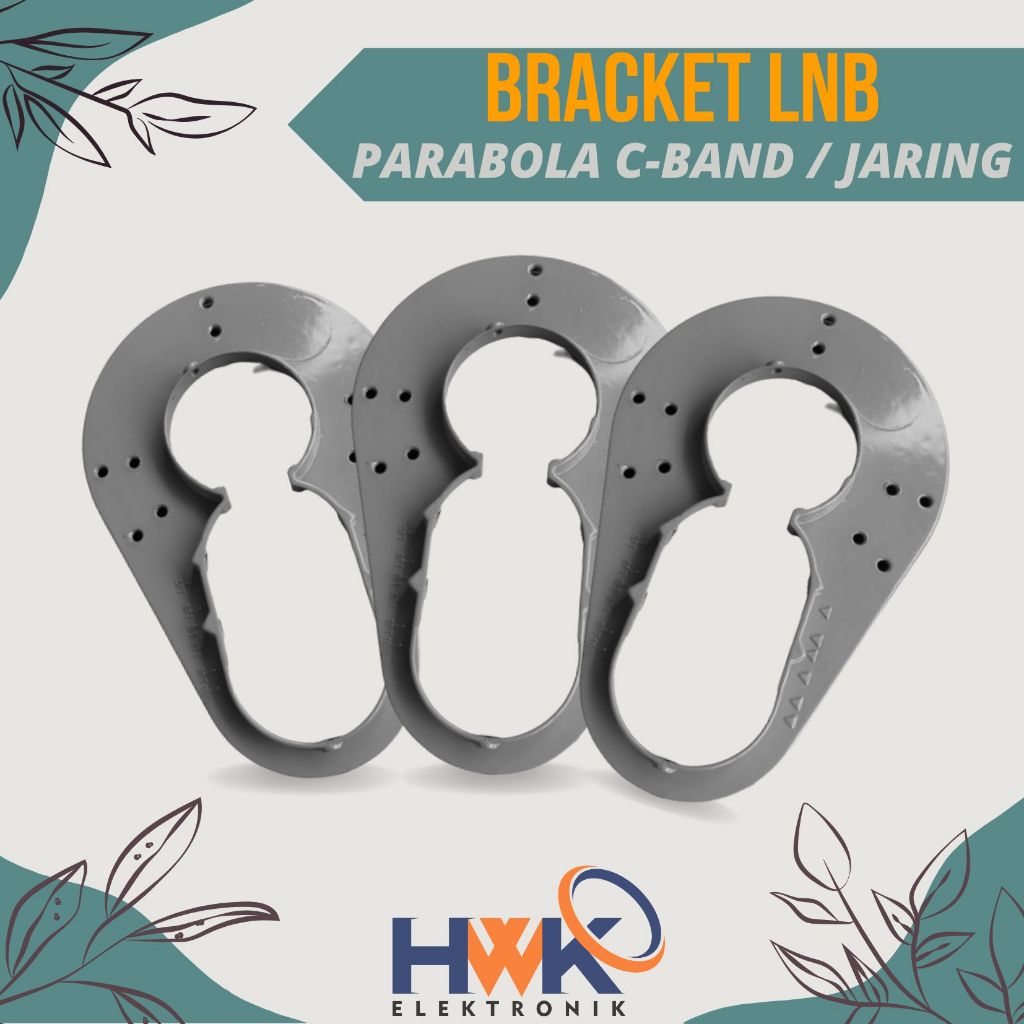 Bracket Breket Braket LNB C Band Holder LNB C band super ekonomis / Dudukan LNB Parabola Jaring