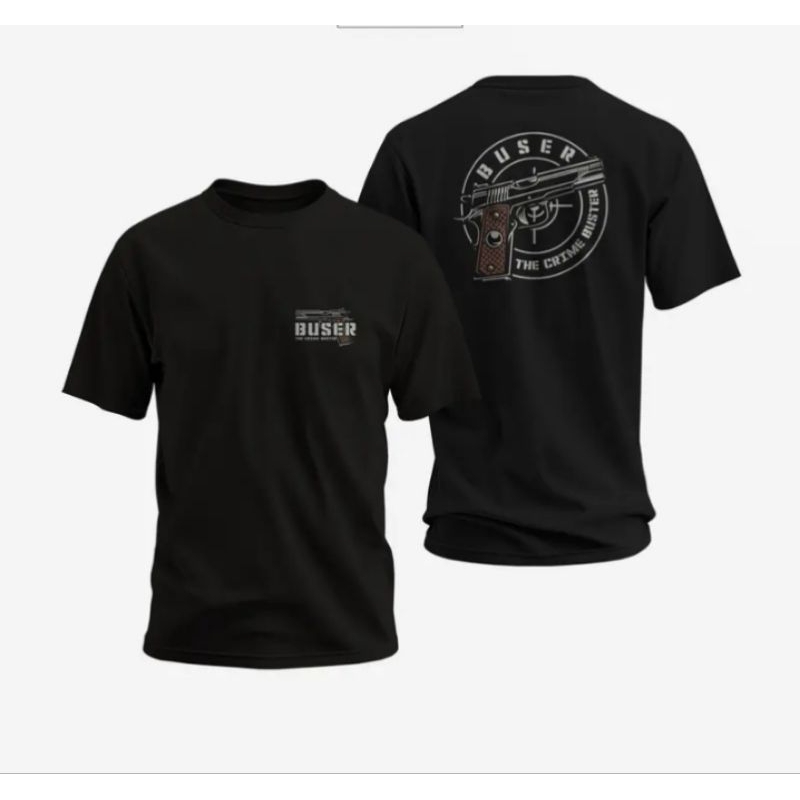 KAOS T-SHIRT BUSER THE CRIME BUSTER DTF COKALT