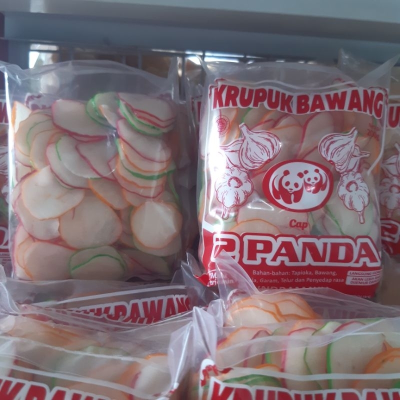 

Kerupuk Bawang Cap 2 Panda 200 Gram