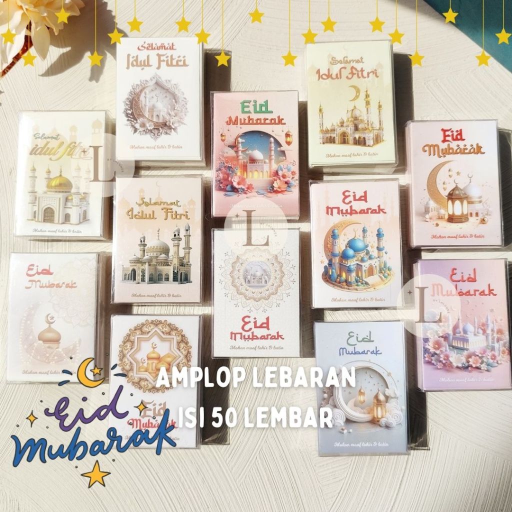 

Amplop Lebaran Idul Fitri Tahun 2025 / Amplop Murah Lucu 1 Syawal 1446 H