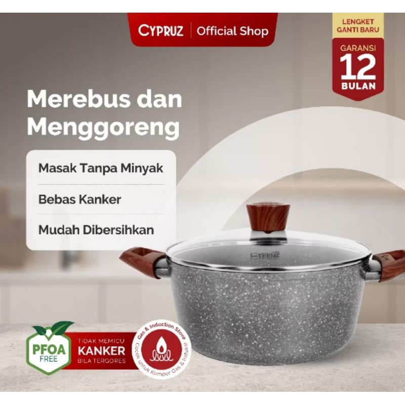 CYPRUZ PANCI KUALI CASSEROLE PAN 20 CM