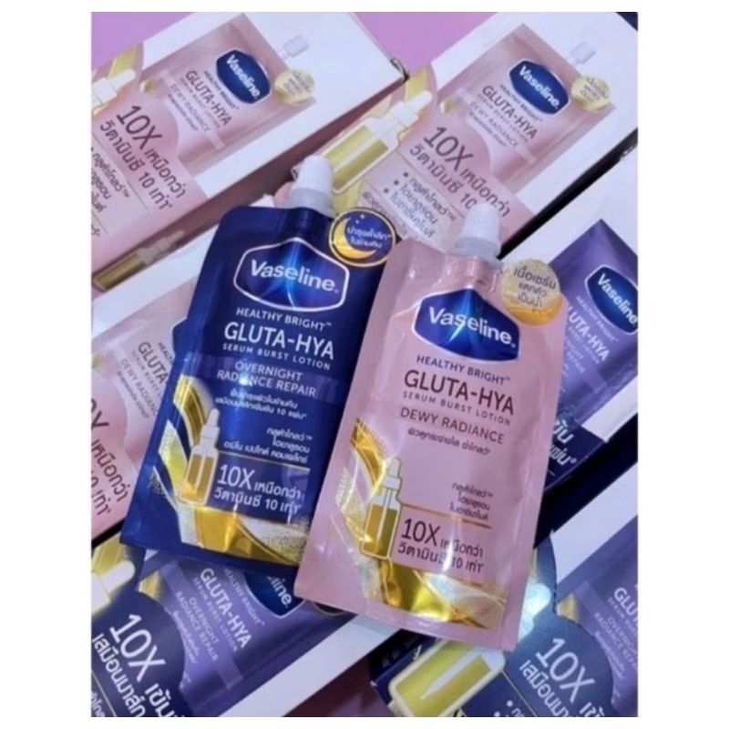 Vaseline Gluta Hya Serum Burst Lotion Sachet 30ml