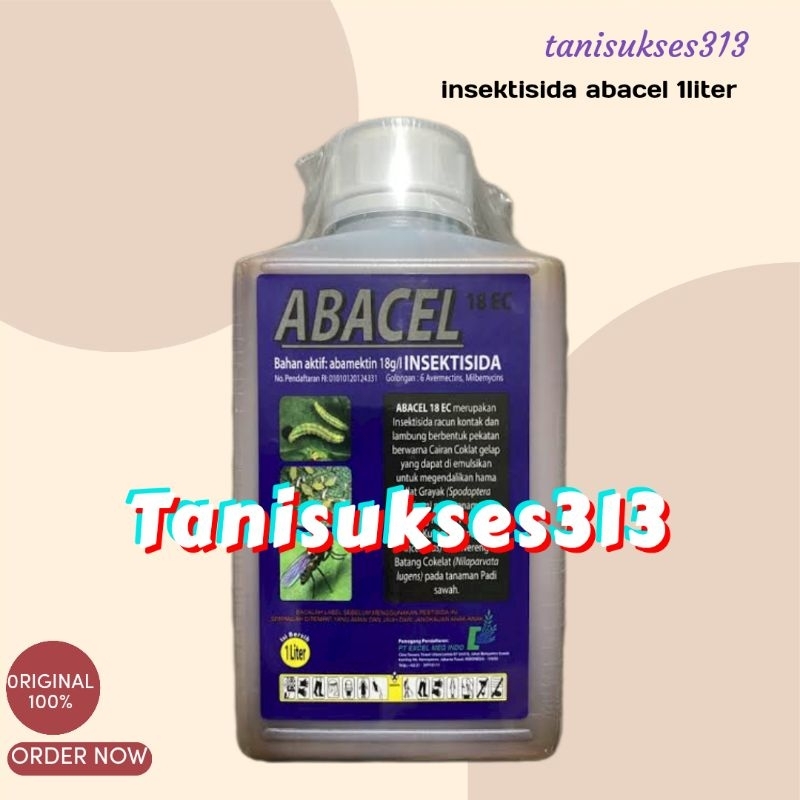 Insektisida abacel 1liter obat ulat kutu Abacel 1liter