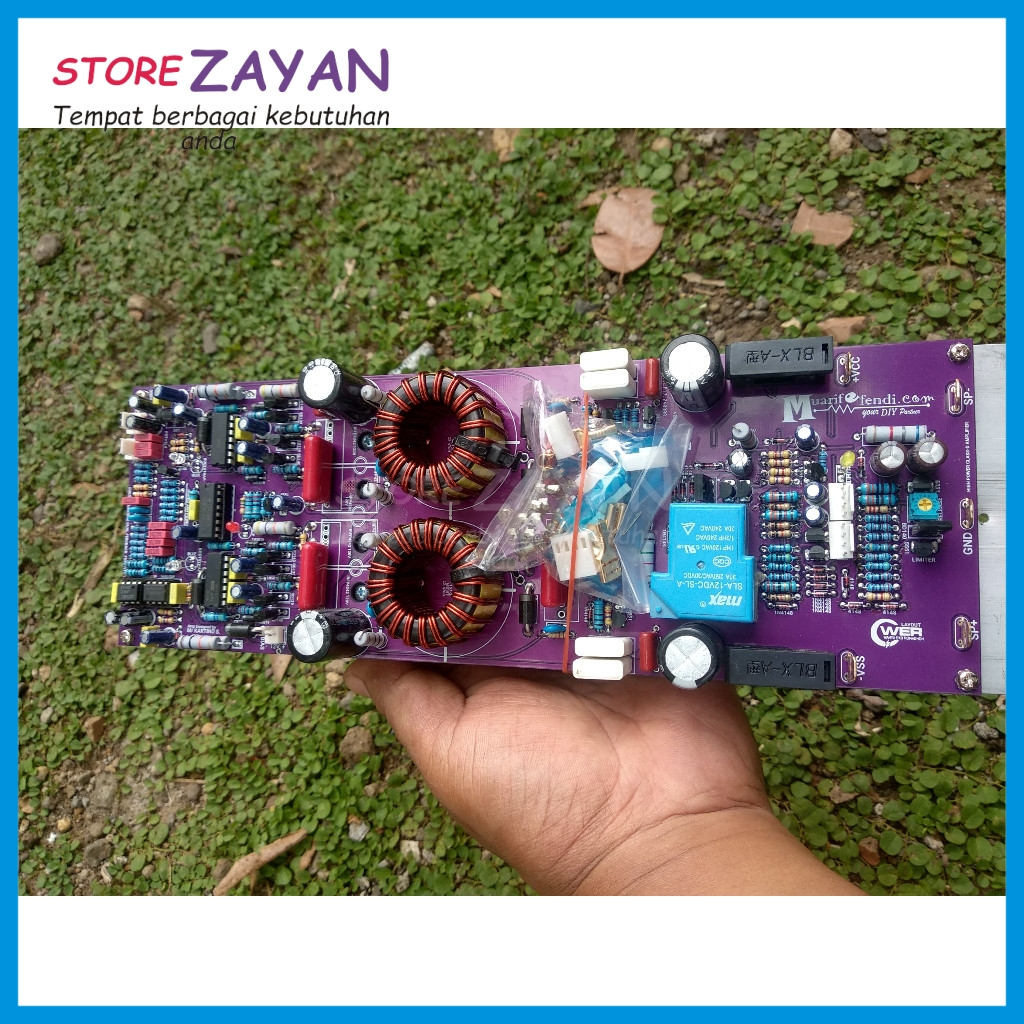 Class D Fullbridge D2K5 Dobel Feedback fullbridge Kit Power Amplifier + limiter KOMPLIT HS DAN FINAL