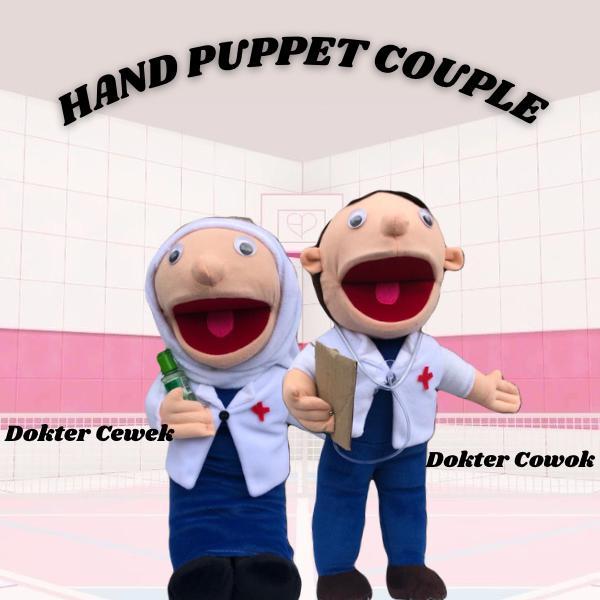 Hand Puppet Dokter Bidan Perawat Apoteker Boneka Muppet Profesi Ventriloquist | boneka HandPuppet