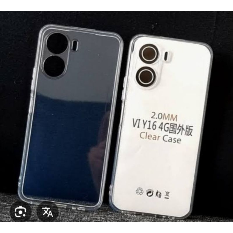 Softcase Silikon Clear Case Bening Transparan VIVO Y16