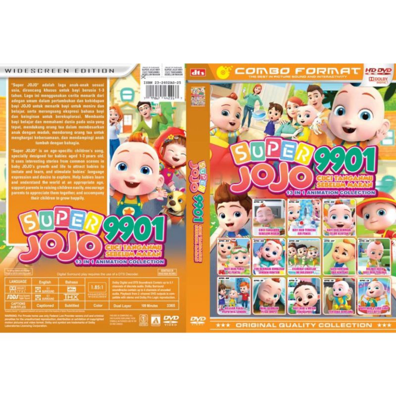 Kaset Koleksi Kartun Super Jojo 9901 (2025)