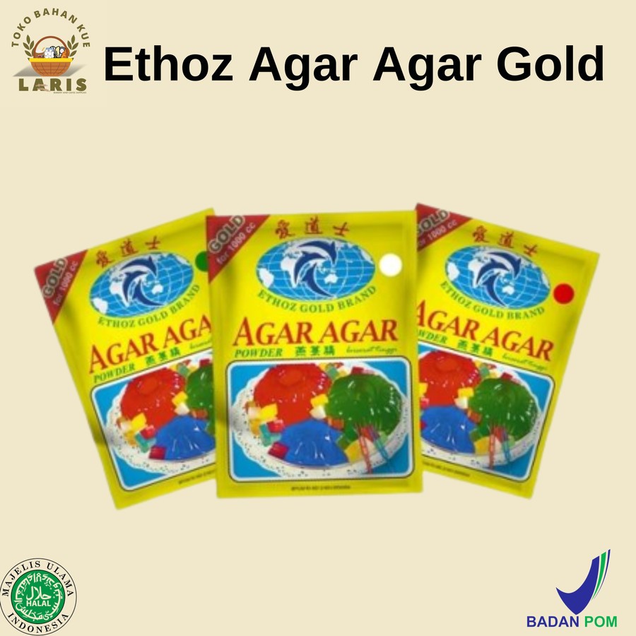 

ETHOZ AGAR AGAR GOLD 8 GRAM