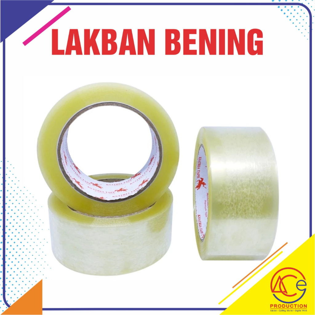 

LAKBAN BENING/ OPP TAPE BENING REKAT KUAT