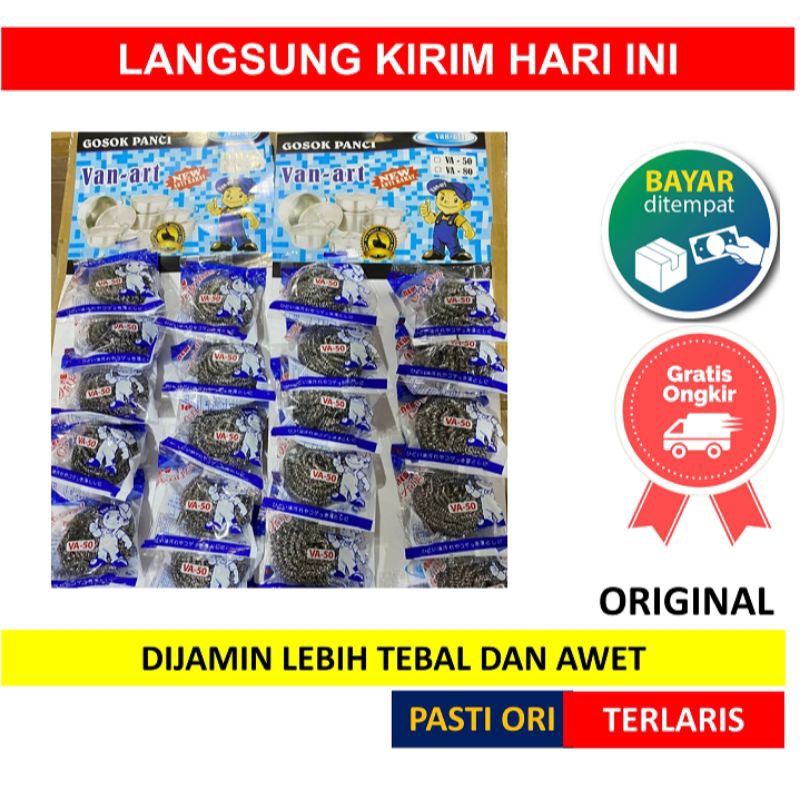 Gosok kawat panci / gosok panci kerak