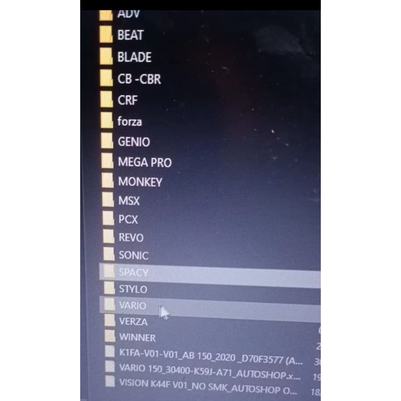 FILE ECU MOTOR HONDA SHINDENGEN,KEIHIN  BIN & XDF