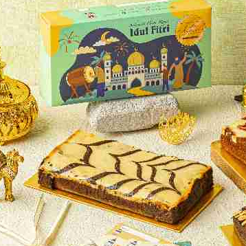 

Brownies Cream Cheese Dark Chocolate Chan Patisserie Size 20x10cm | Hampers Idul Fitri | Lebaran Eid