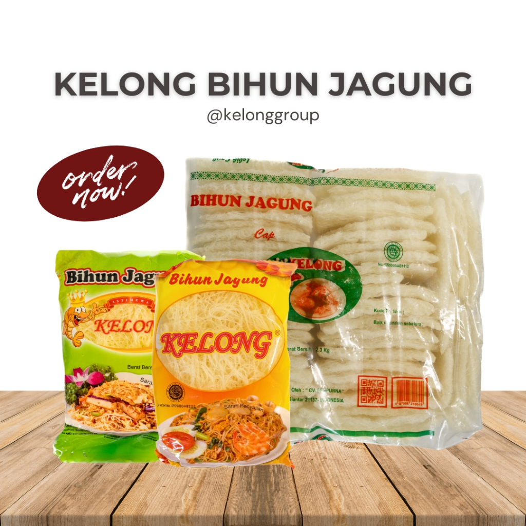 

Kelong Bihun Jagung 150gr/280 gr - Cocok untuk Bihun Goreng Jawa, Putih, Kampung, Solaria, Chinese