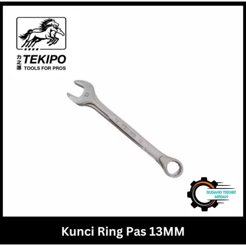 Kunci Ring Pas 13MM Tekipo / Combination Wrench Sunk Panel 13 MM AX-WR-CO0008
