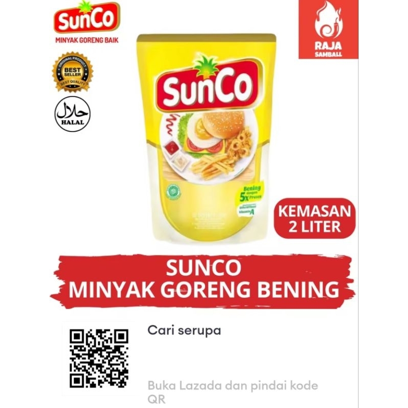 

minyak goreng sunco kemasan 2L