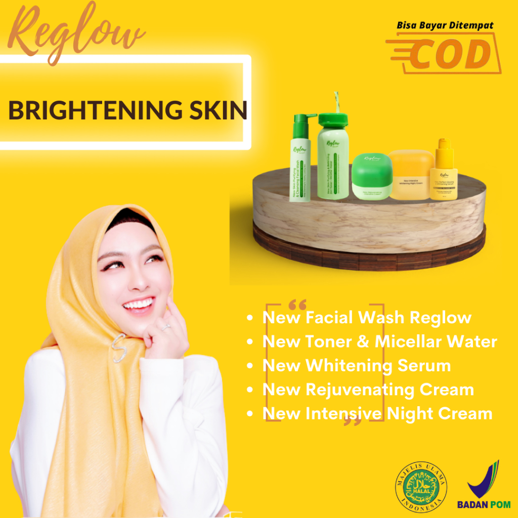 Paket Perawatan Reglow untuk Kulit Berminyak dan Kombinasi Reglow Skincare Original Paket Reglow Ski