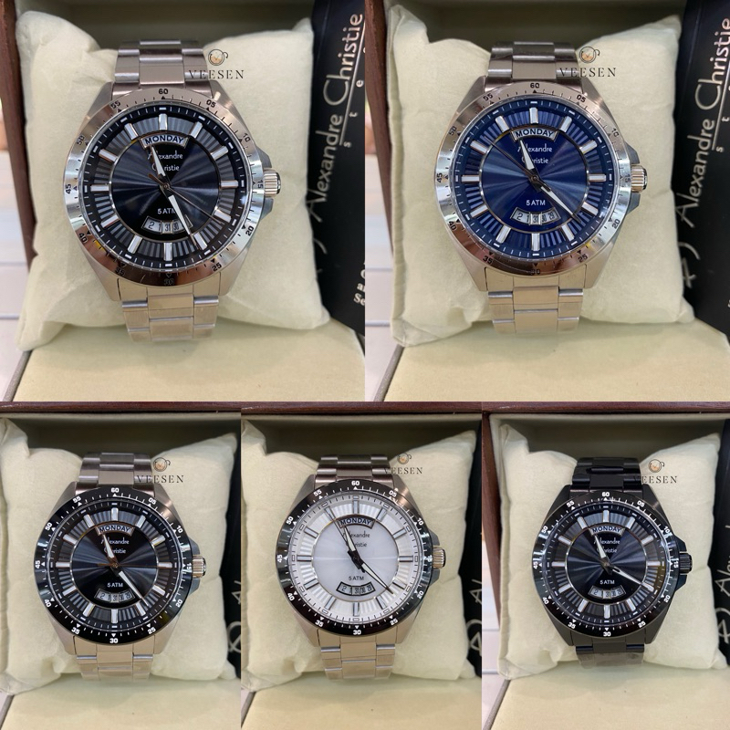 Jam Tangan Alexandre Christie AC 6678 Original Pria