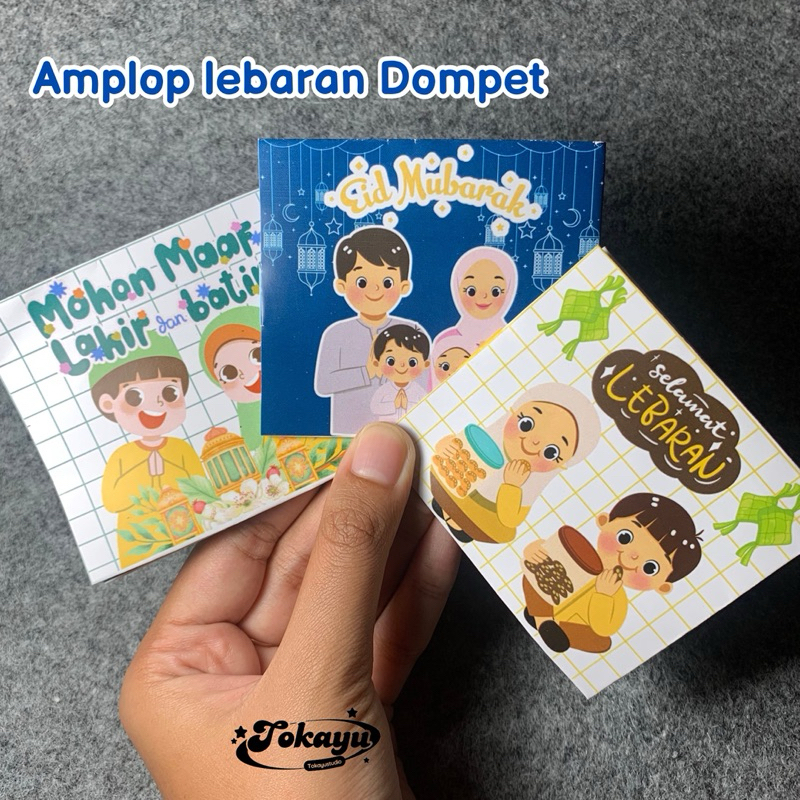 

per 6 pc Amplop Lebaran Model Dompet