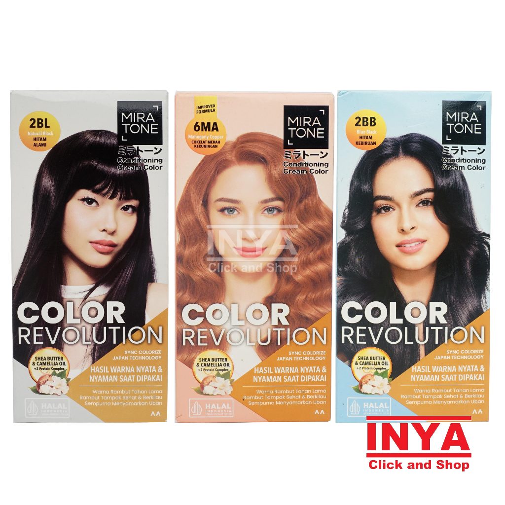 Semir Rambut Miratone Conditioning Cream Color