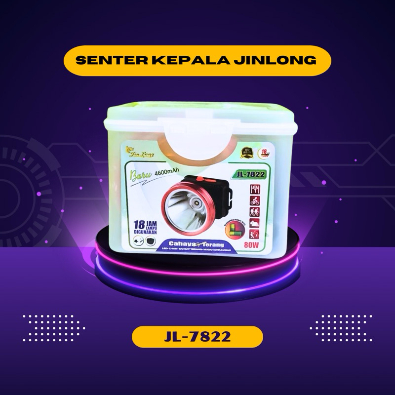 Senter kepala jinlong jl-7822
